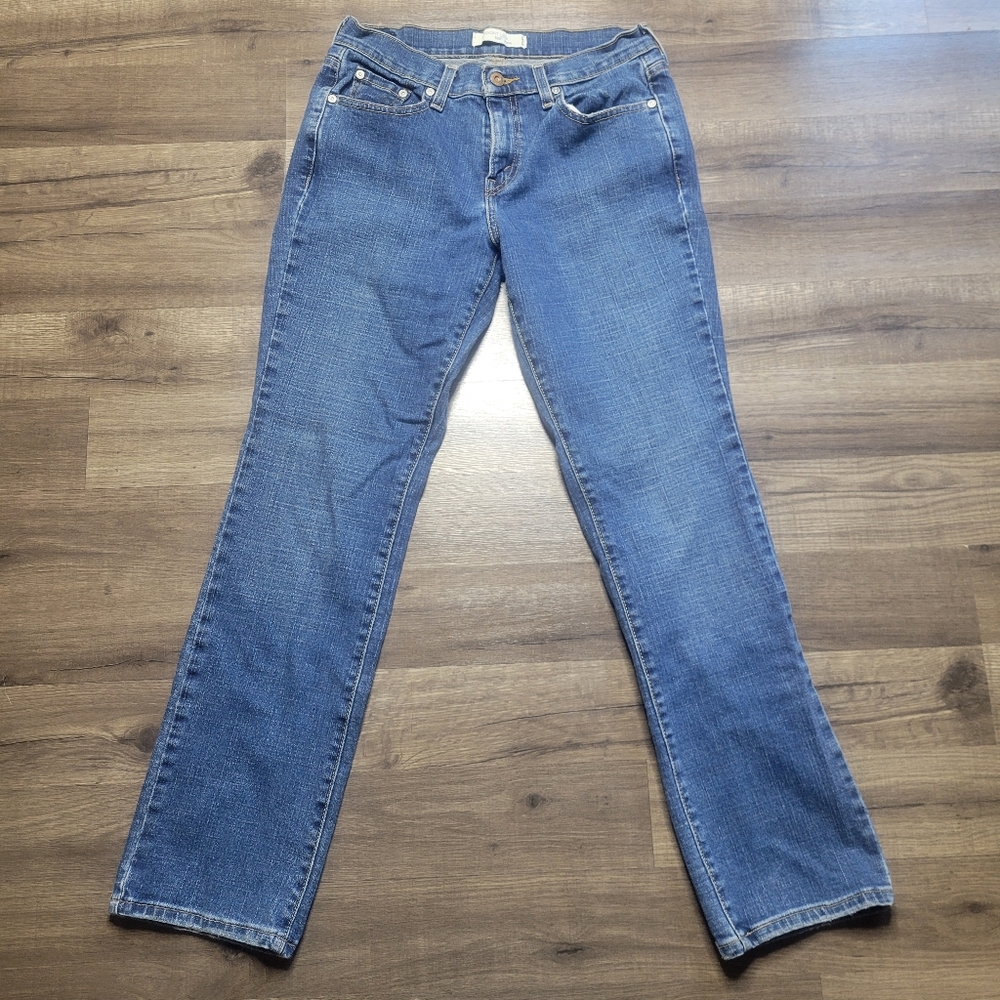 Levi’s 505 Straight Leg Regular Wash Blue Jeans Size 6